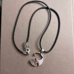 Yin Yang Cat Necklace
